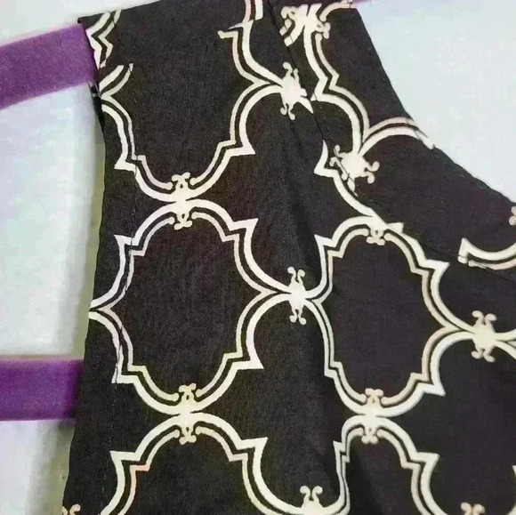 NWT Croft&Barrow women's  sleeveless  black and tan polyester blouse size XL - Picture 6 of 13